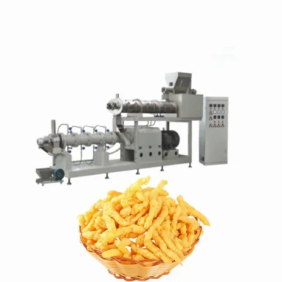 La linea di produzione automatica di snack Fry 6/gli snack fritti pellettizzano la macchina per la produzione di patatine fritte