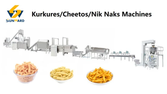 Linea di lavorazione degli snack della macchina per soffi Niknak Kurkure