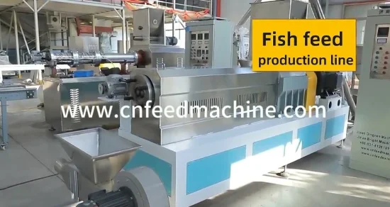 Macchina per estrusore galleggiante automatica per la lavorazione di pellet di mangime per pesci, produttore di linee di produzione alimentare per gamberetti di pesce, macchina per la produzione di mangime per pesci, estrusore