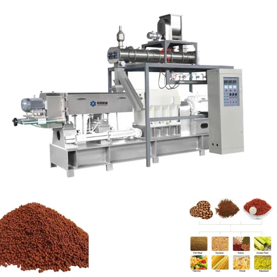 Acquotic Cat Puppy Pellet Machine Pasto quotidiano Alimenti per animali domestici Affondante Estrusore galleggiante bivite per alimenti per pesci