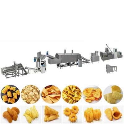 Macchina per la produzione di patatine fritte, macchina per la lavorazione di snack, linea di produzione fritta congelata